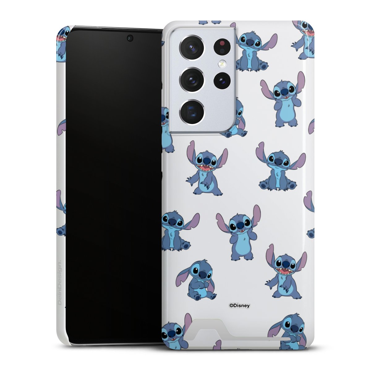 Stitch Faces Pattern Transparent