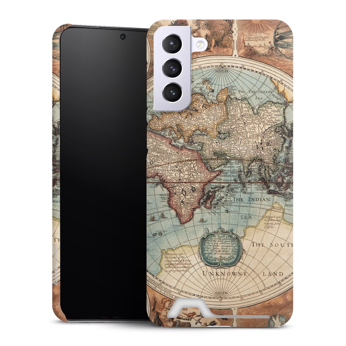 Mappa del mondo vintage