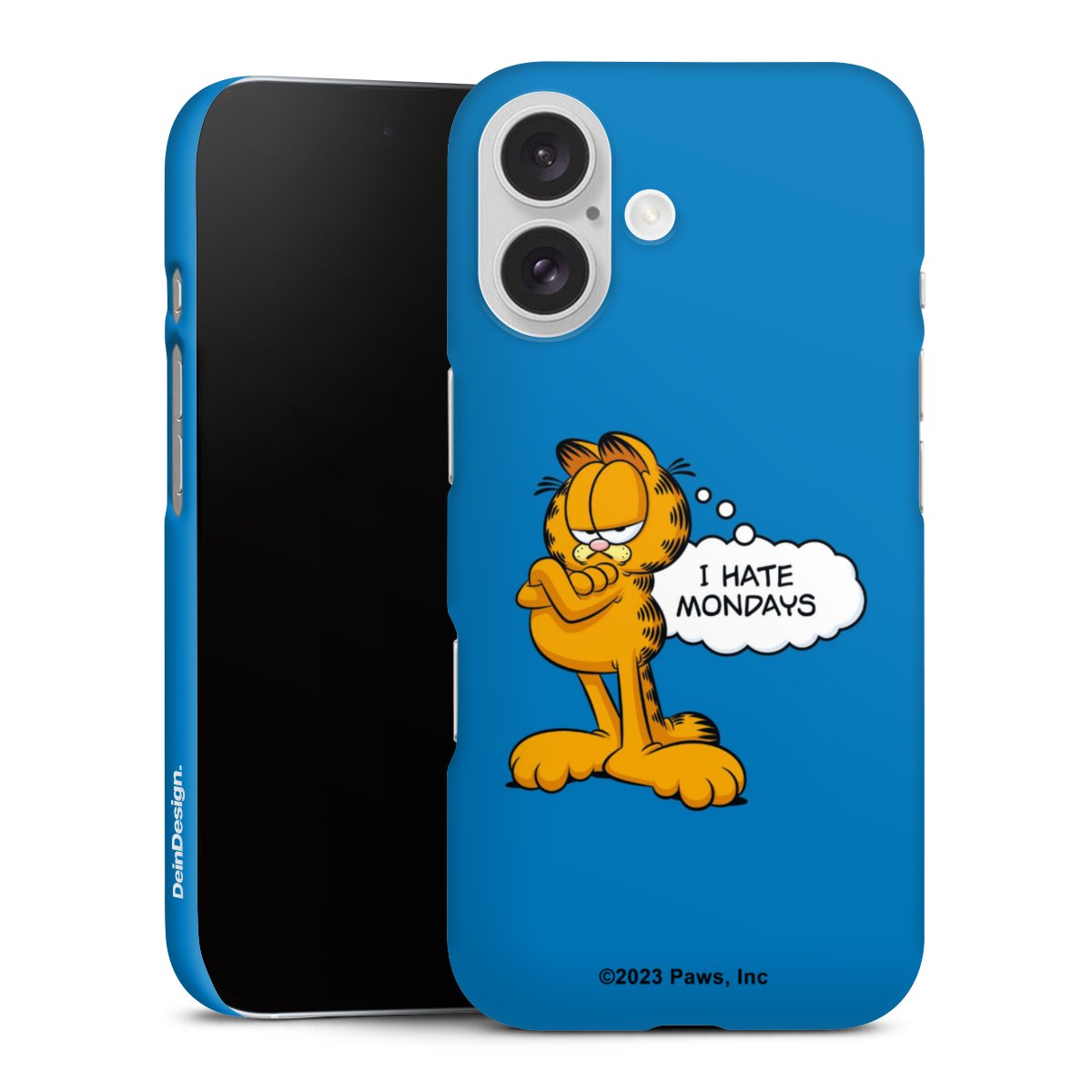 Garfield Ik haat maandagen blauw