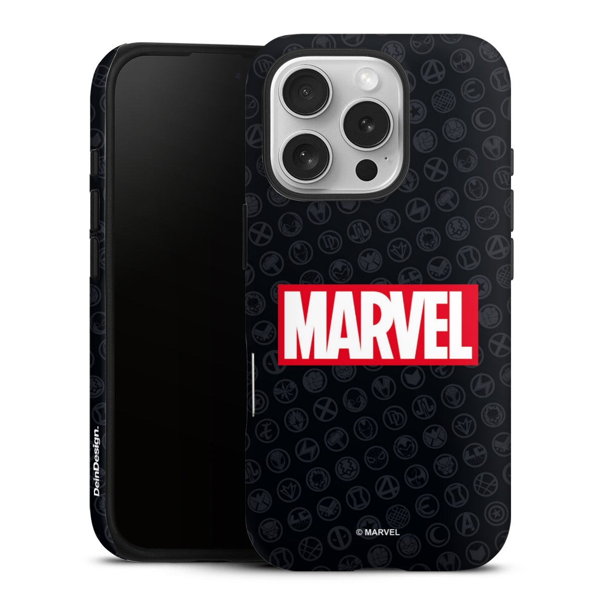 Marvel Logo Black Red 