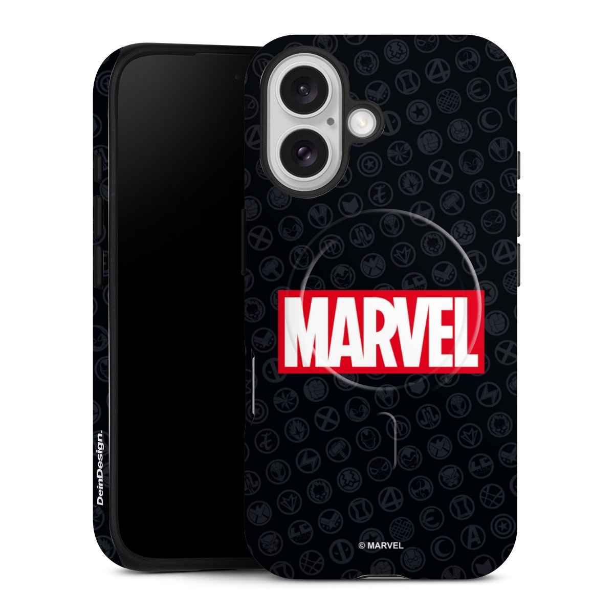 Marvel Logo Black Red 