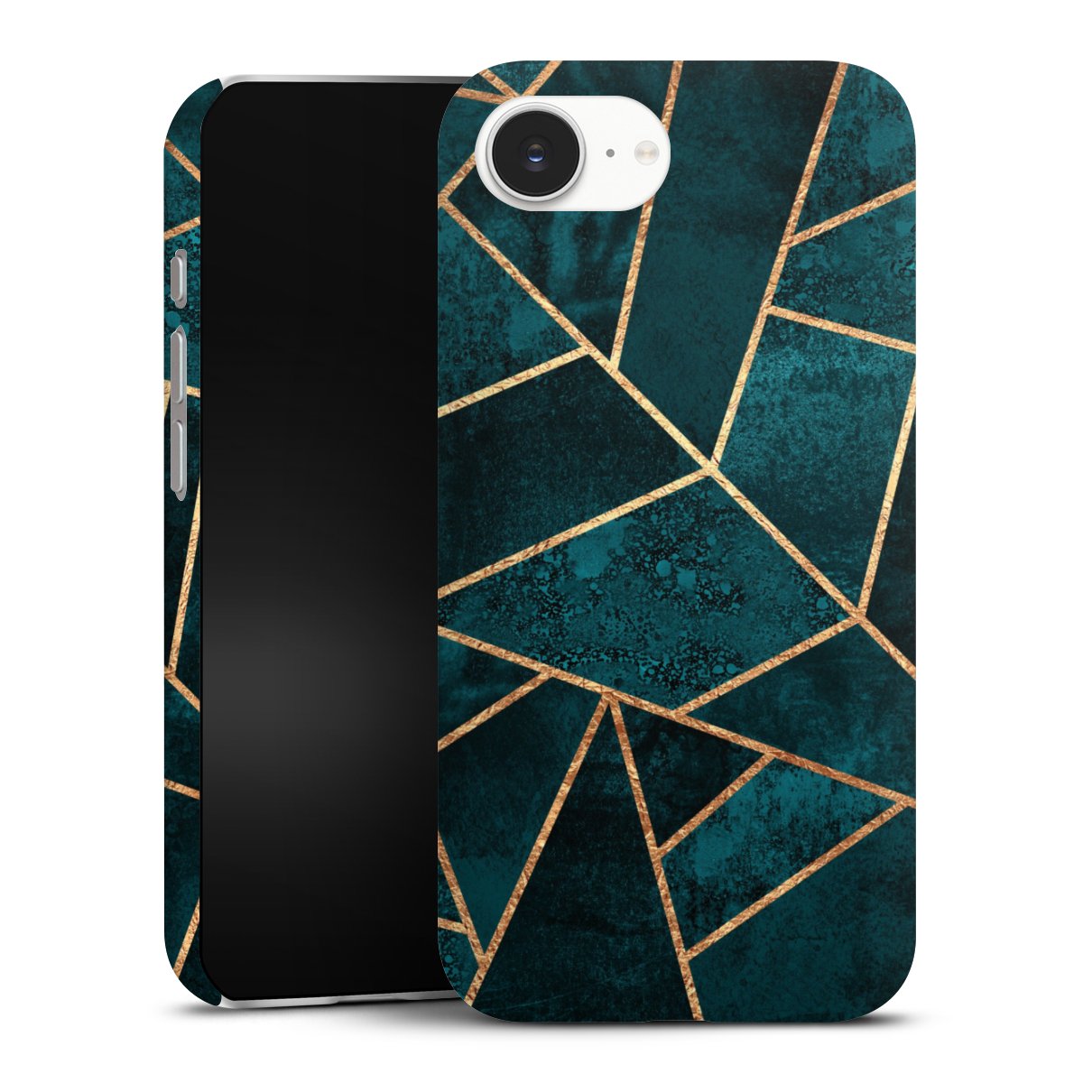 Imprimé or pierre sarcelle profond