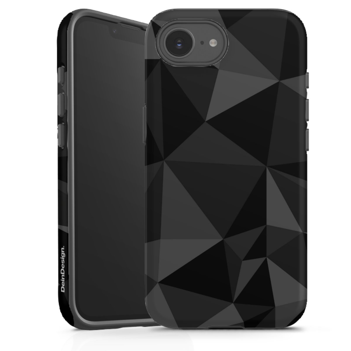 Motif Polygone Noir