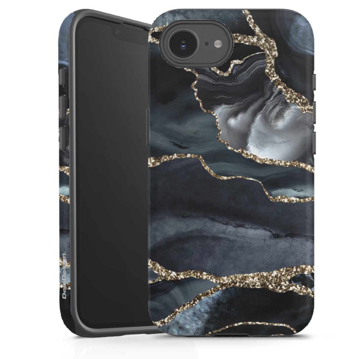 Or marbré foncé Aspect pailleté