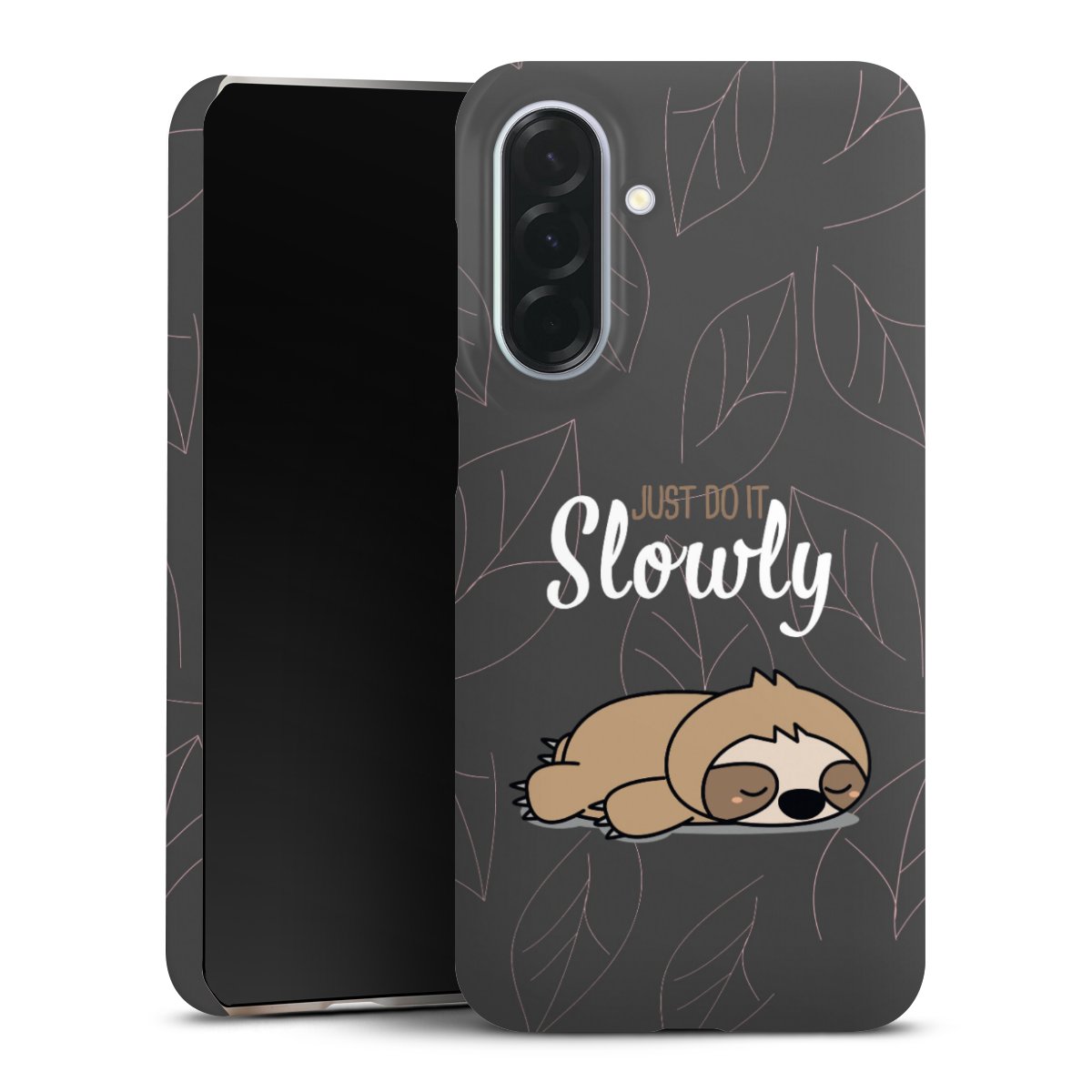 Just Do It Slowly Sloth Grey