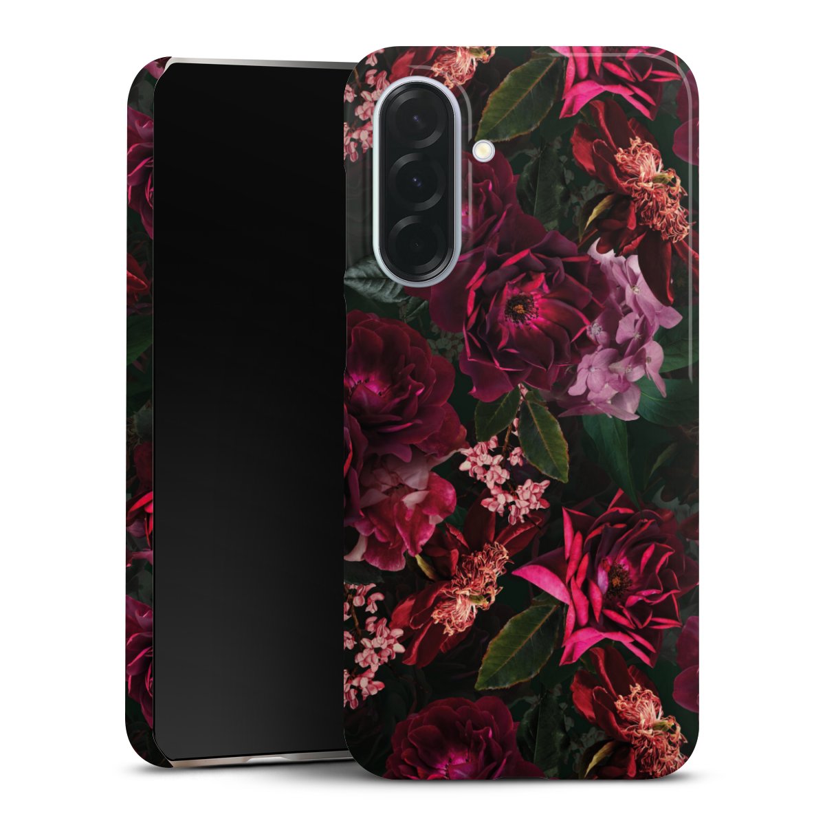 Fiori rosso scuro e rosa