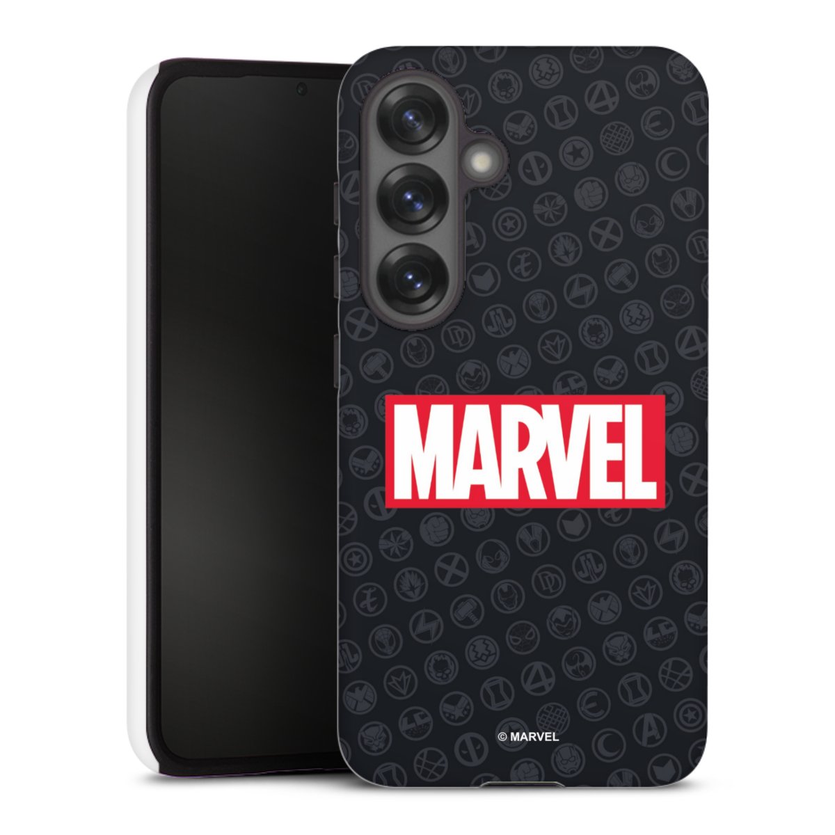 Marvel Logo Black Red 