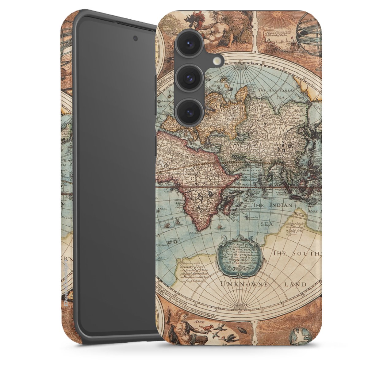 Mappa del mondo vintage