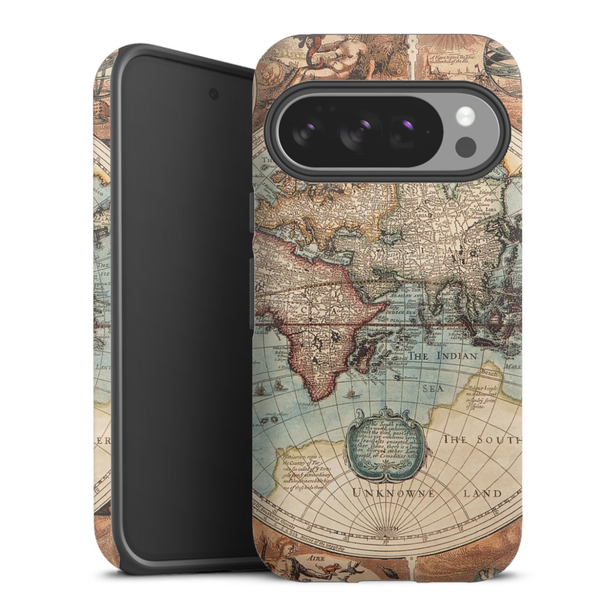 Mappa del mondo vintage