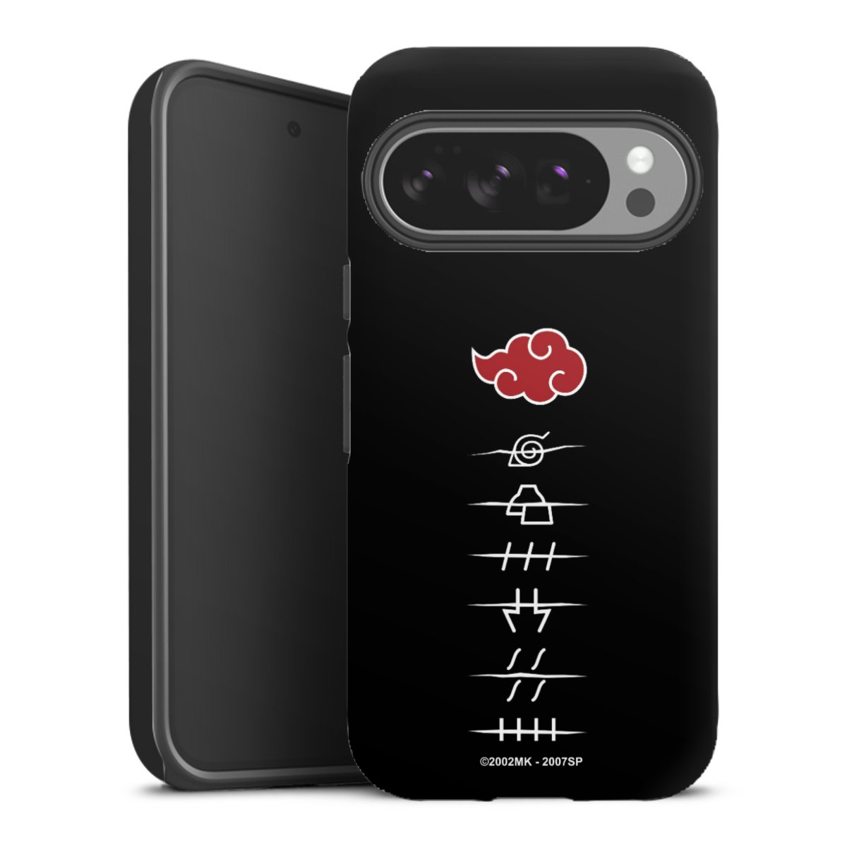 Symboles des membres de l'Akatsuki noirs