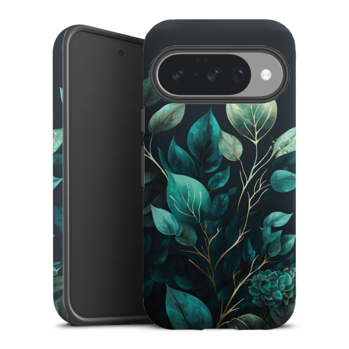 Eukalyptus dunkler Hintergrund