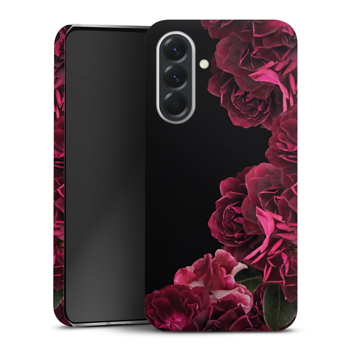 Rose vintage su nero