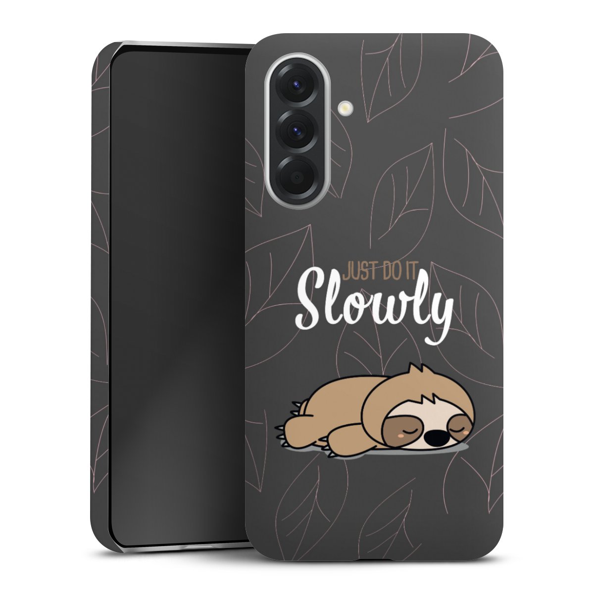 Just Do It Slowly Sloth Grey