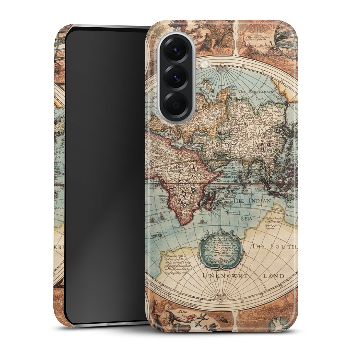 Mappa del mondo vintage