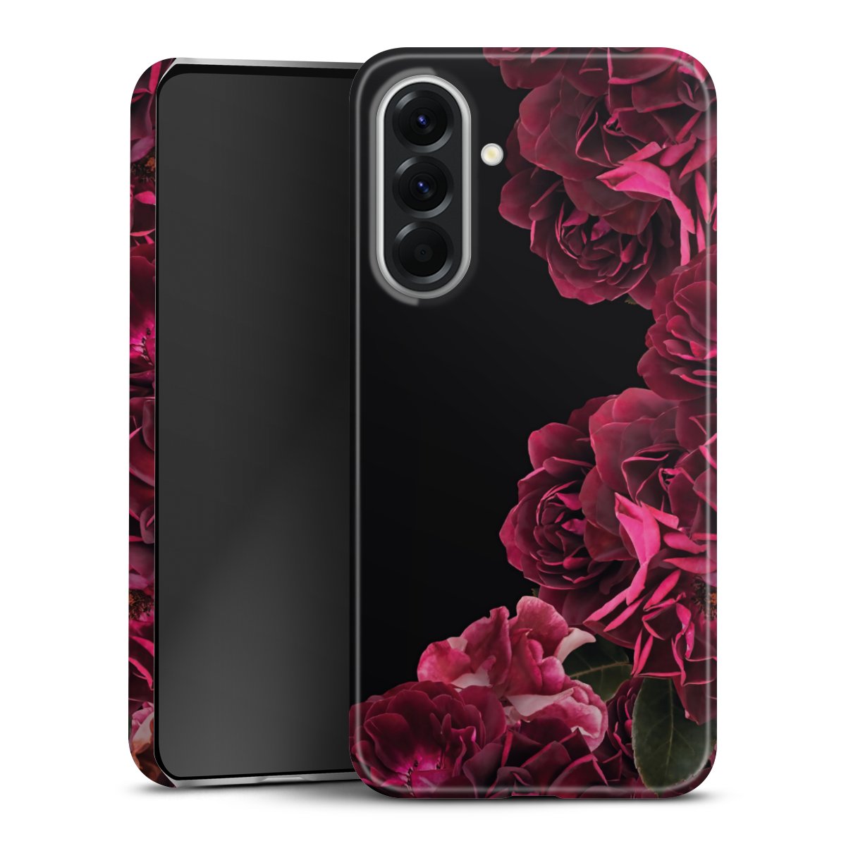 Rose vintage su nero