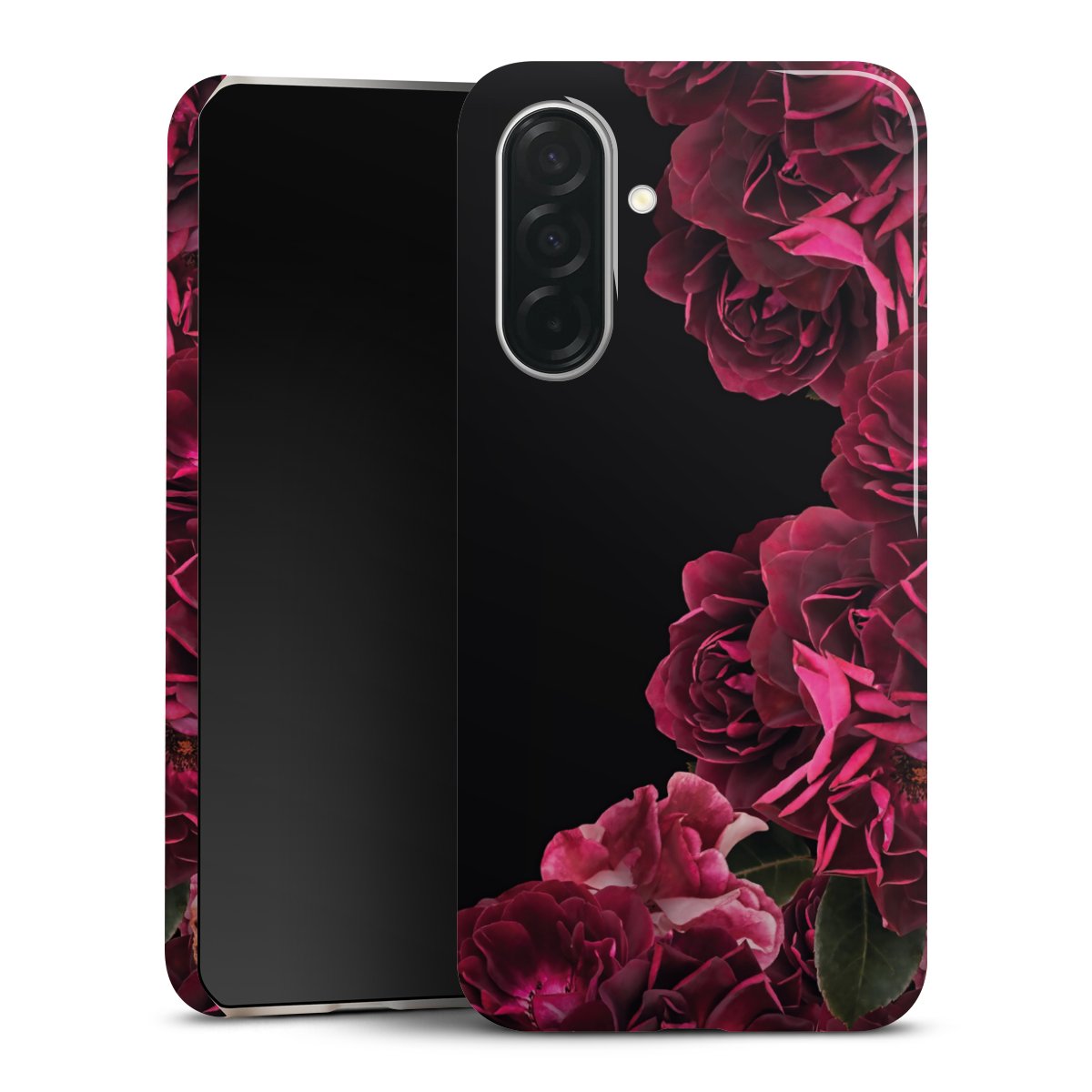 Rose vintage su nero