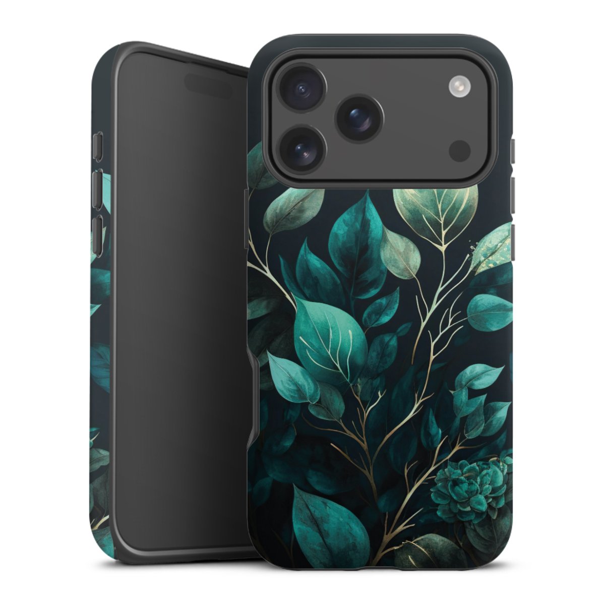 Eukalyptus dunkler Hintergrund