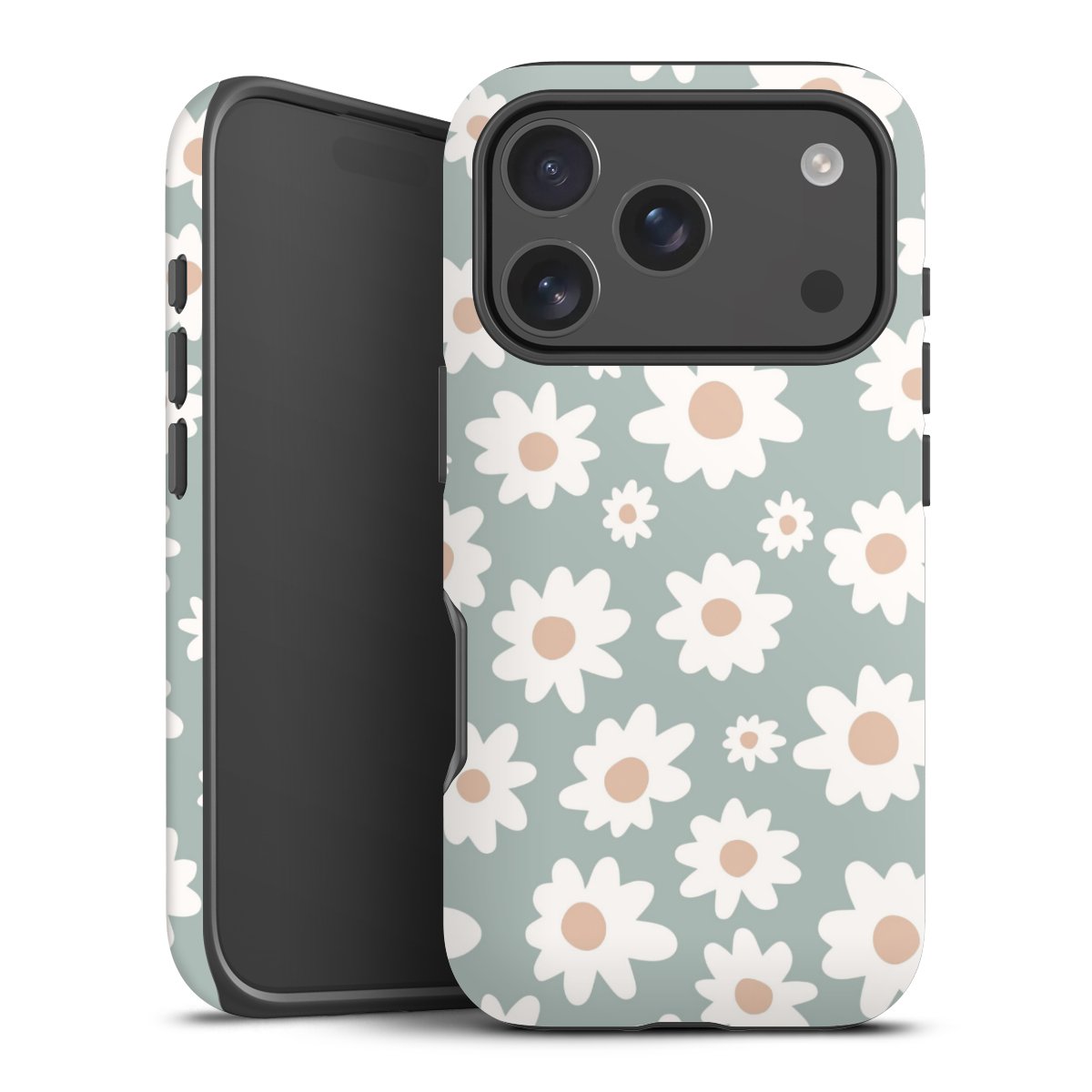 Gänseblümchen Muster grün