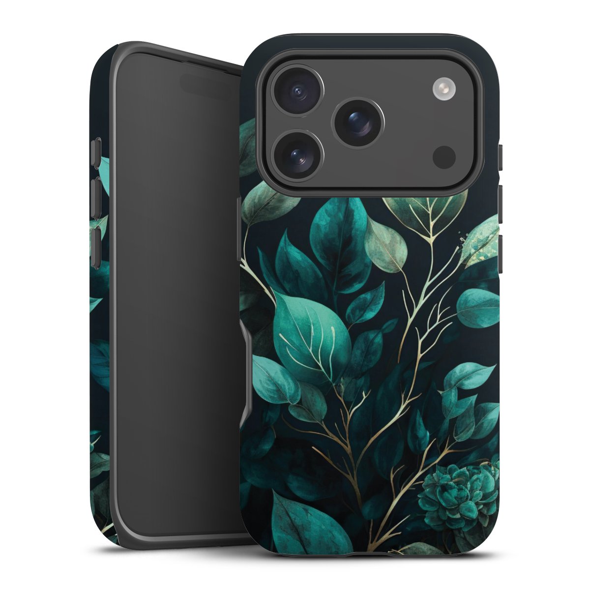 Eukalyptus dunkler Hintergrund