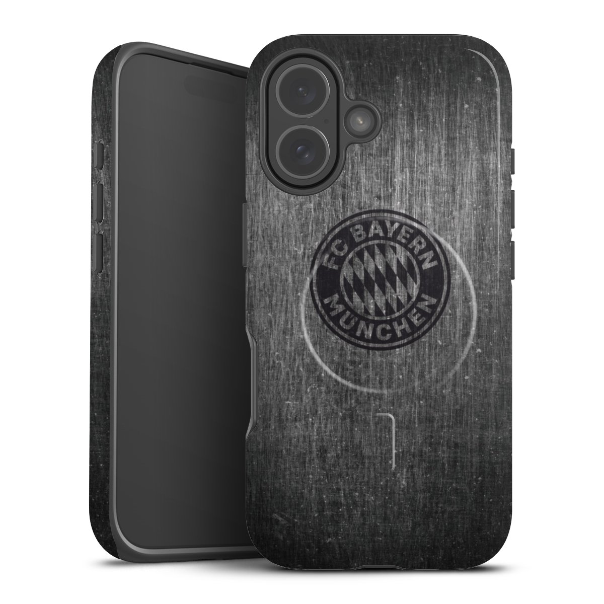 Metalllook FCB Logo einfarbig