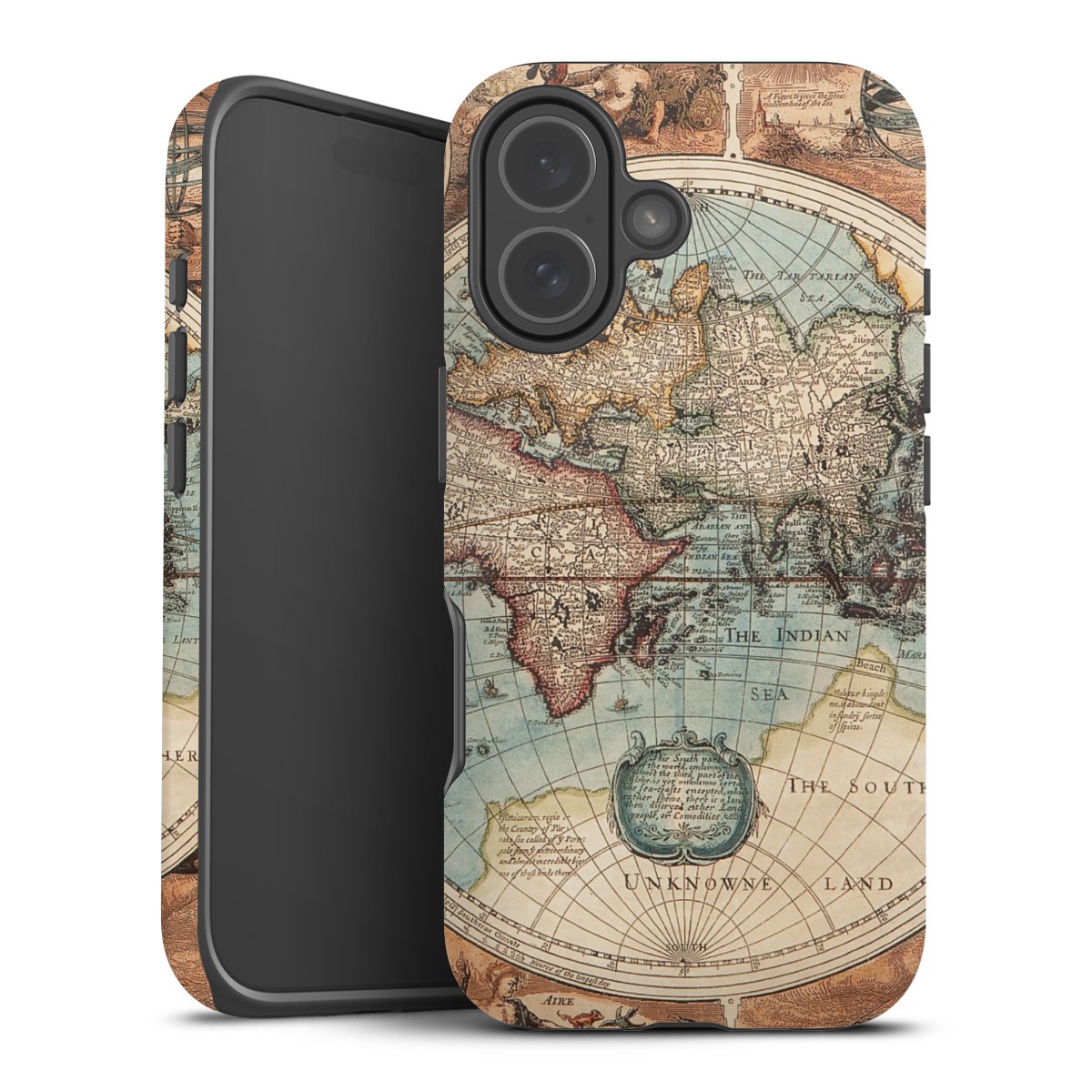 Mappa del mondo vintage