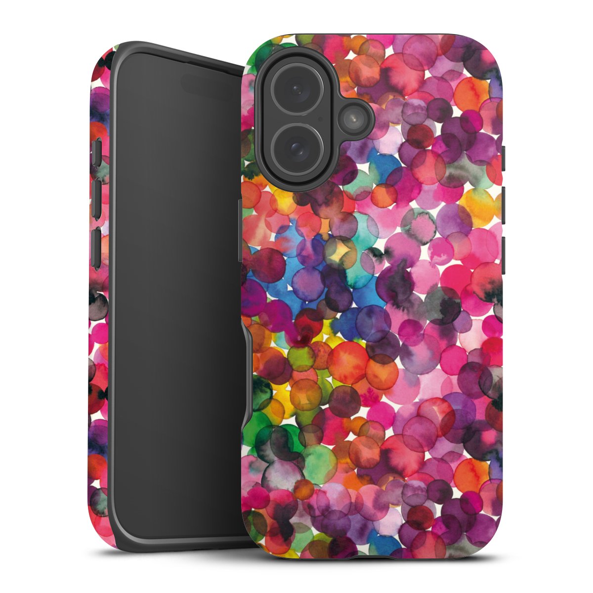 Punti acquerello sovrapposti