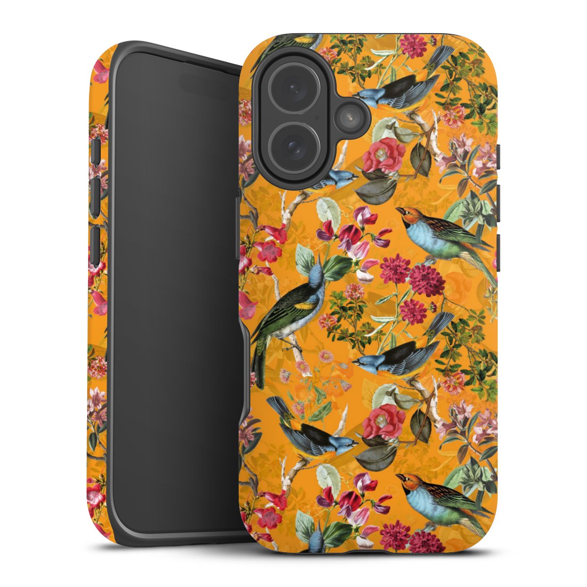 Vogels Bloemen Behang