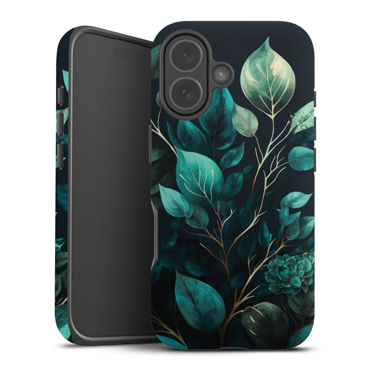 Eukalyptus dunkler Hintergrund