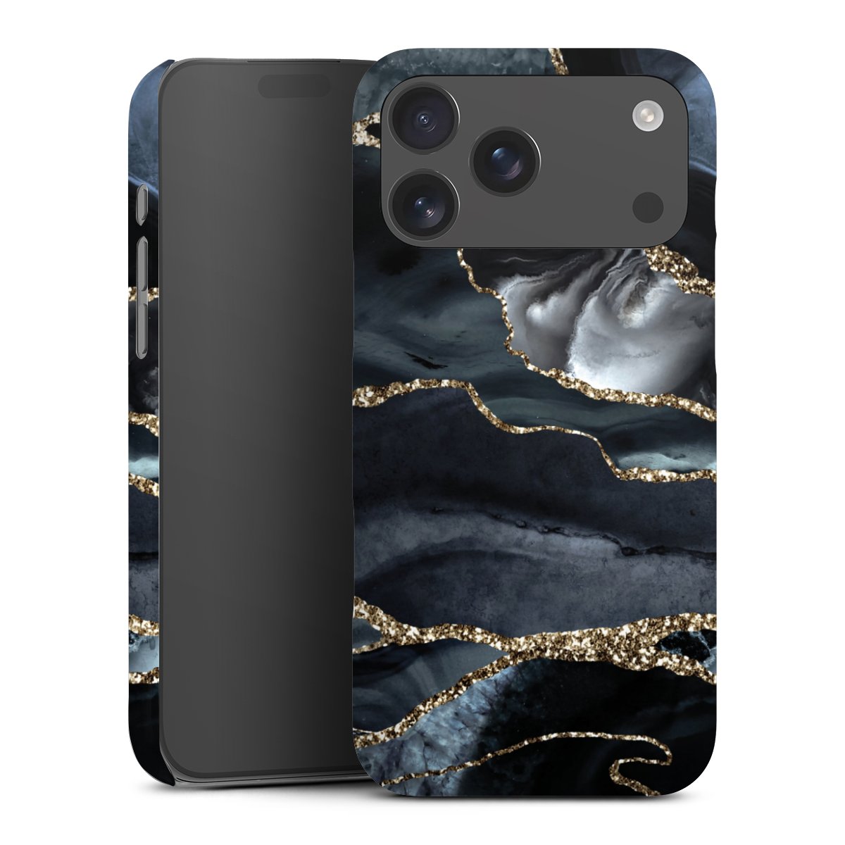 Or marbré foncé Aspect pailleté