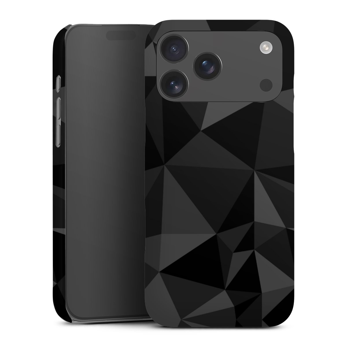 Veelhoekpatroon Zwart