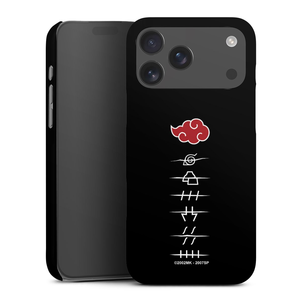 Symboles des membres de l'Akatsuki noirs