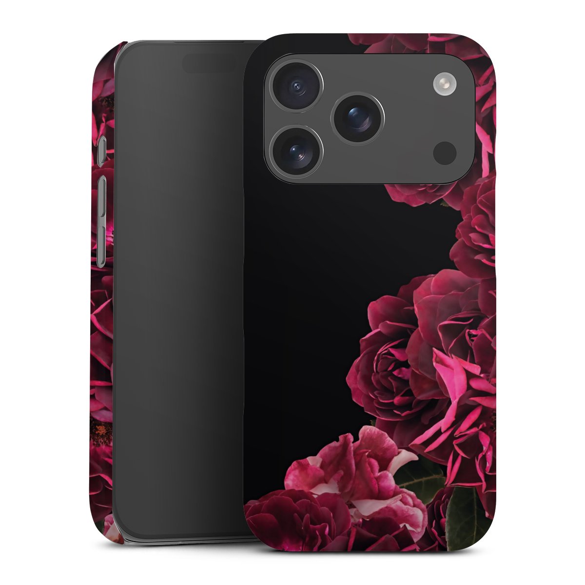 Rose vintage su nero