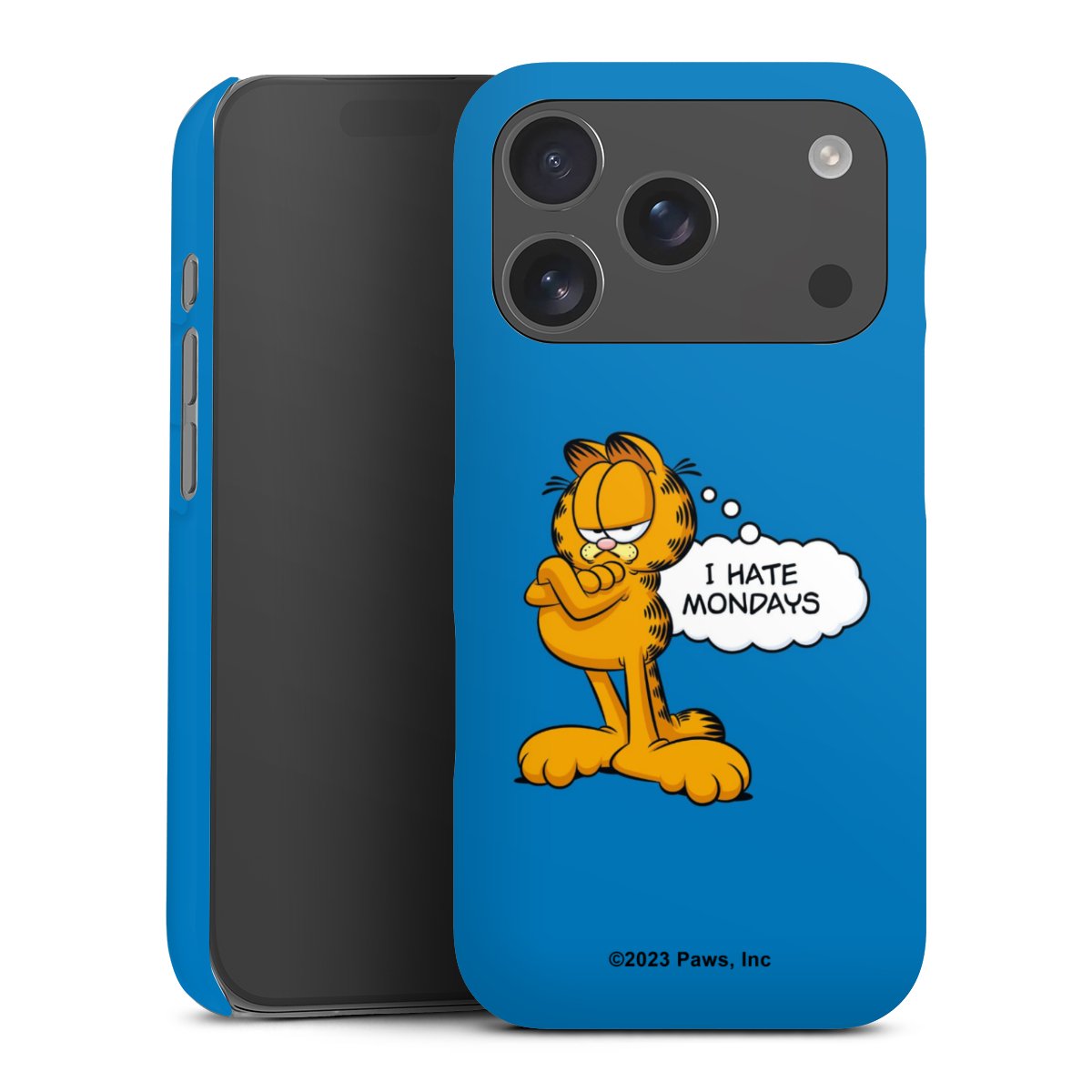 Garfield Ik haat maandagen blauw