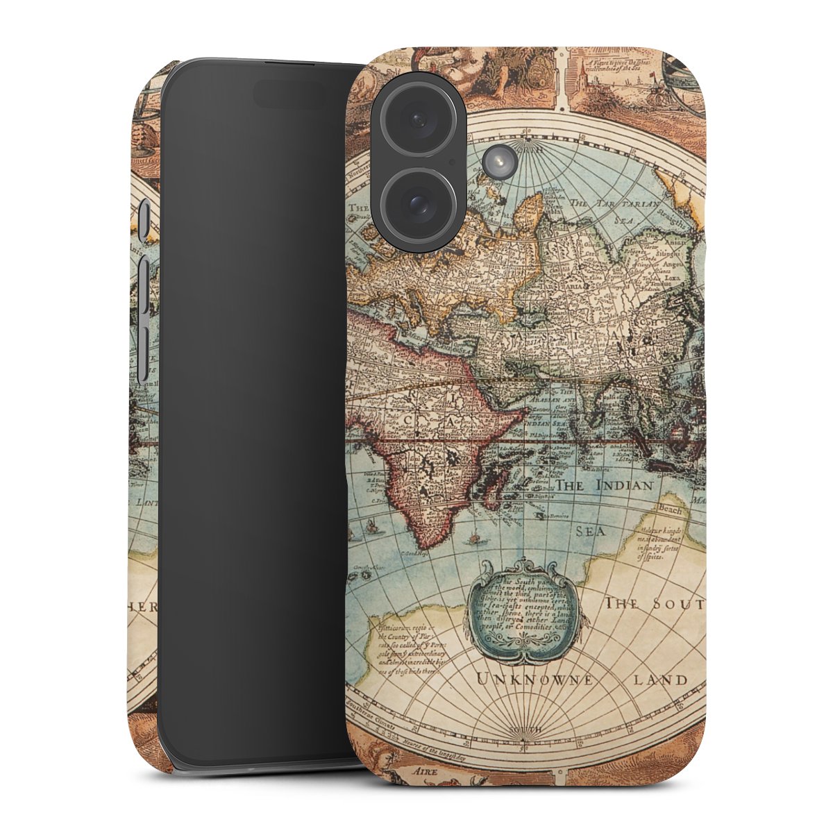 Mappa del mondo vintage