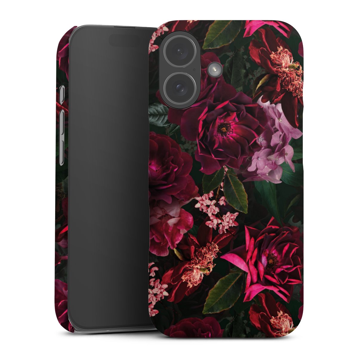 Fiori rosso scuro e rosa