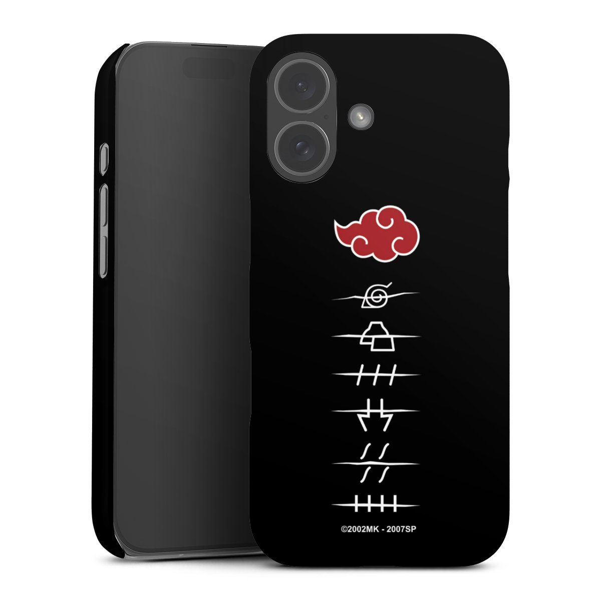 Symboles des membres de l'Akatsuki noirs