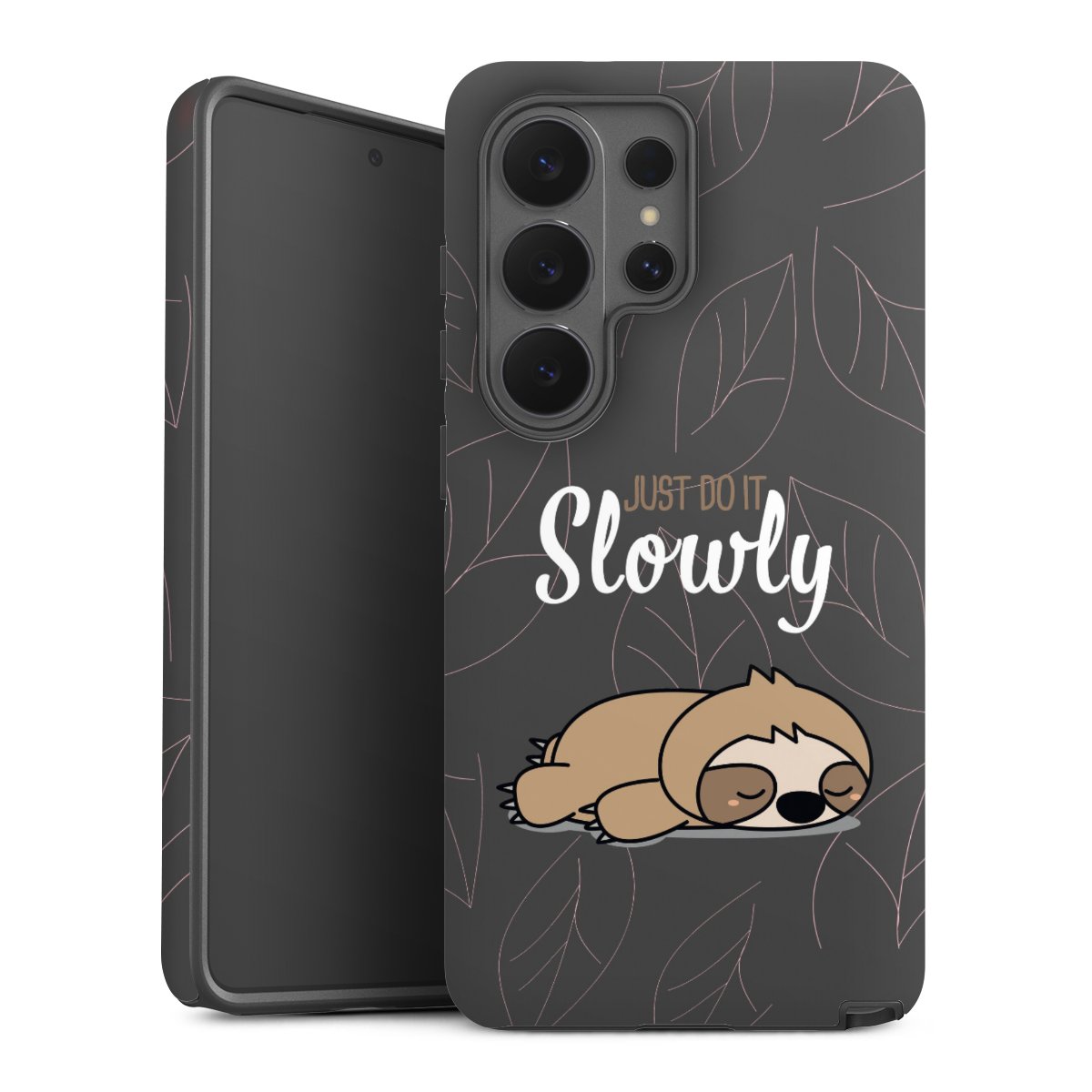 Just Do It Slowly Sloth Grey