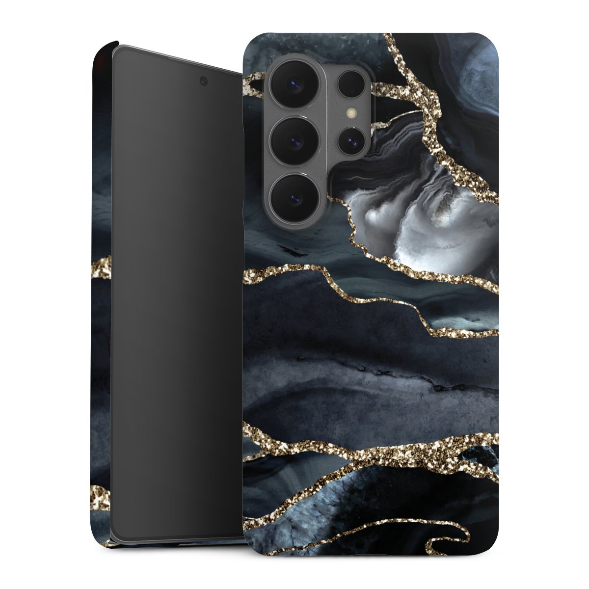 Or marbré foncé Aspect pailleté