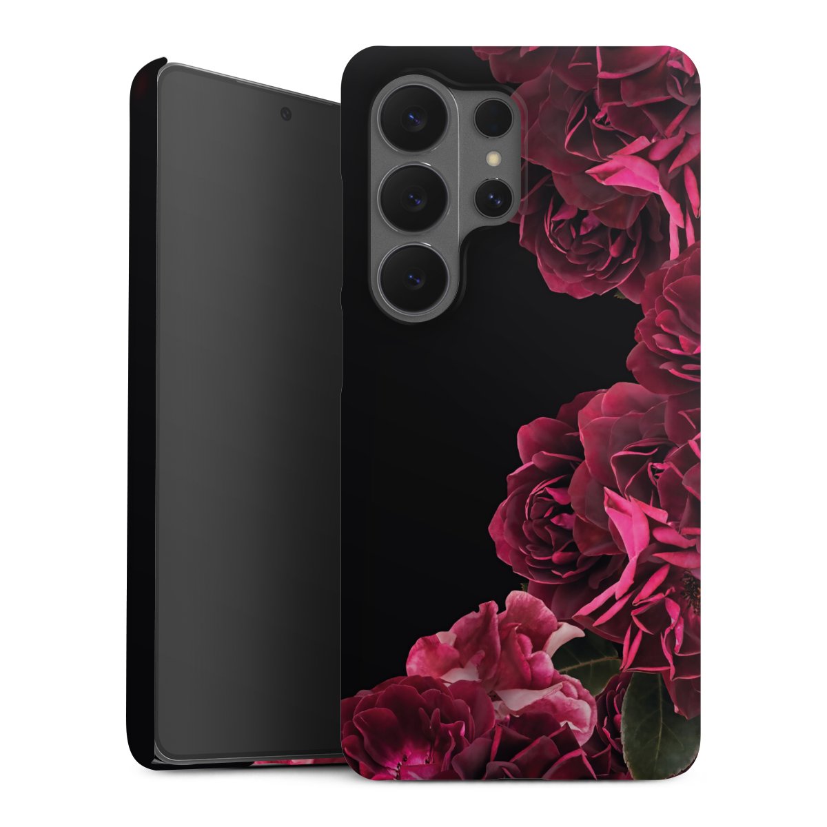 Rose vintage su nero