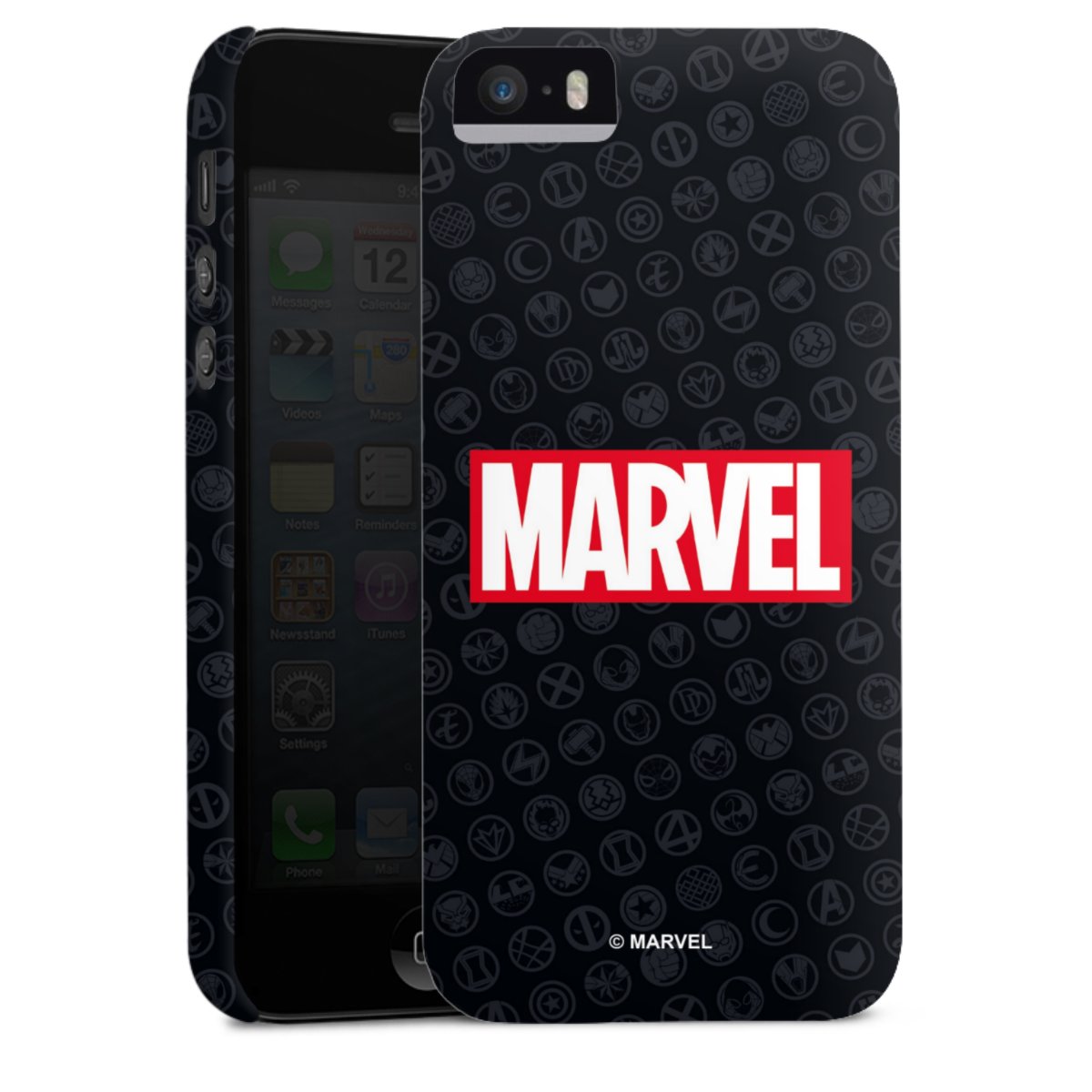 Marvel Logo Black Red 