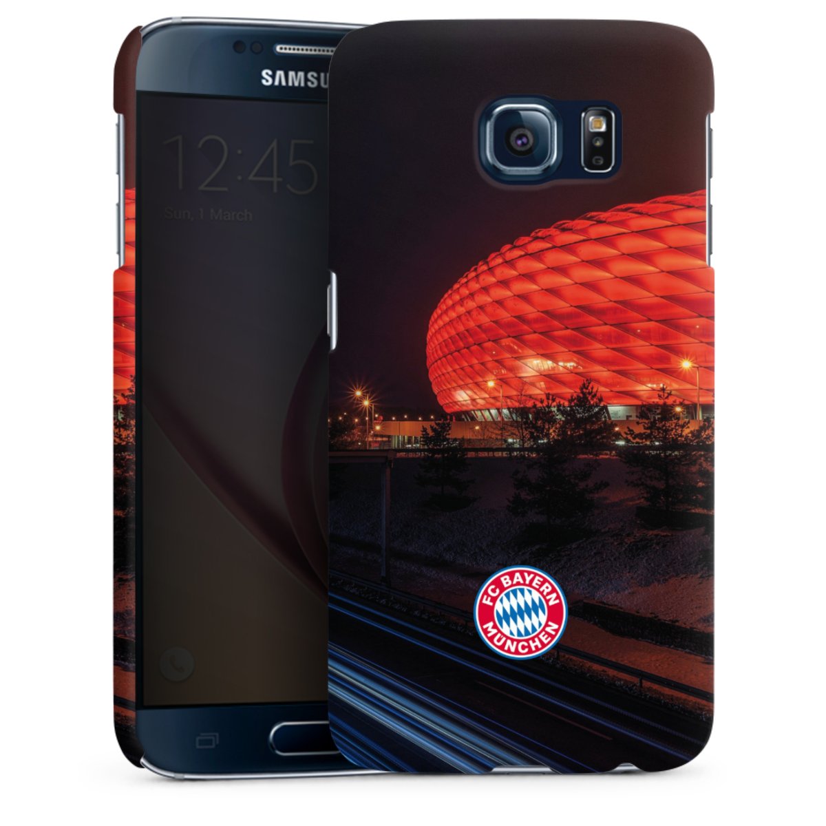 Allianz Arena bei Nacht FCB
