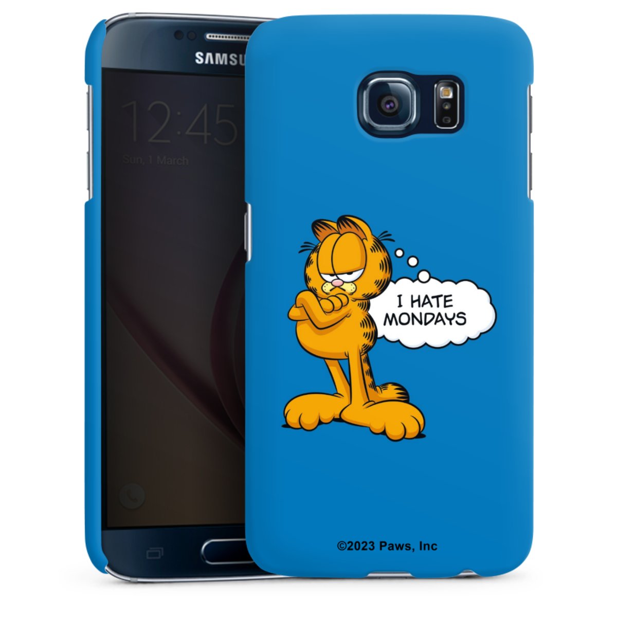 Garfield Ik haat maandagen blauw