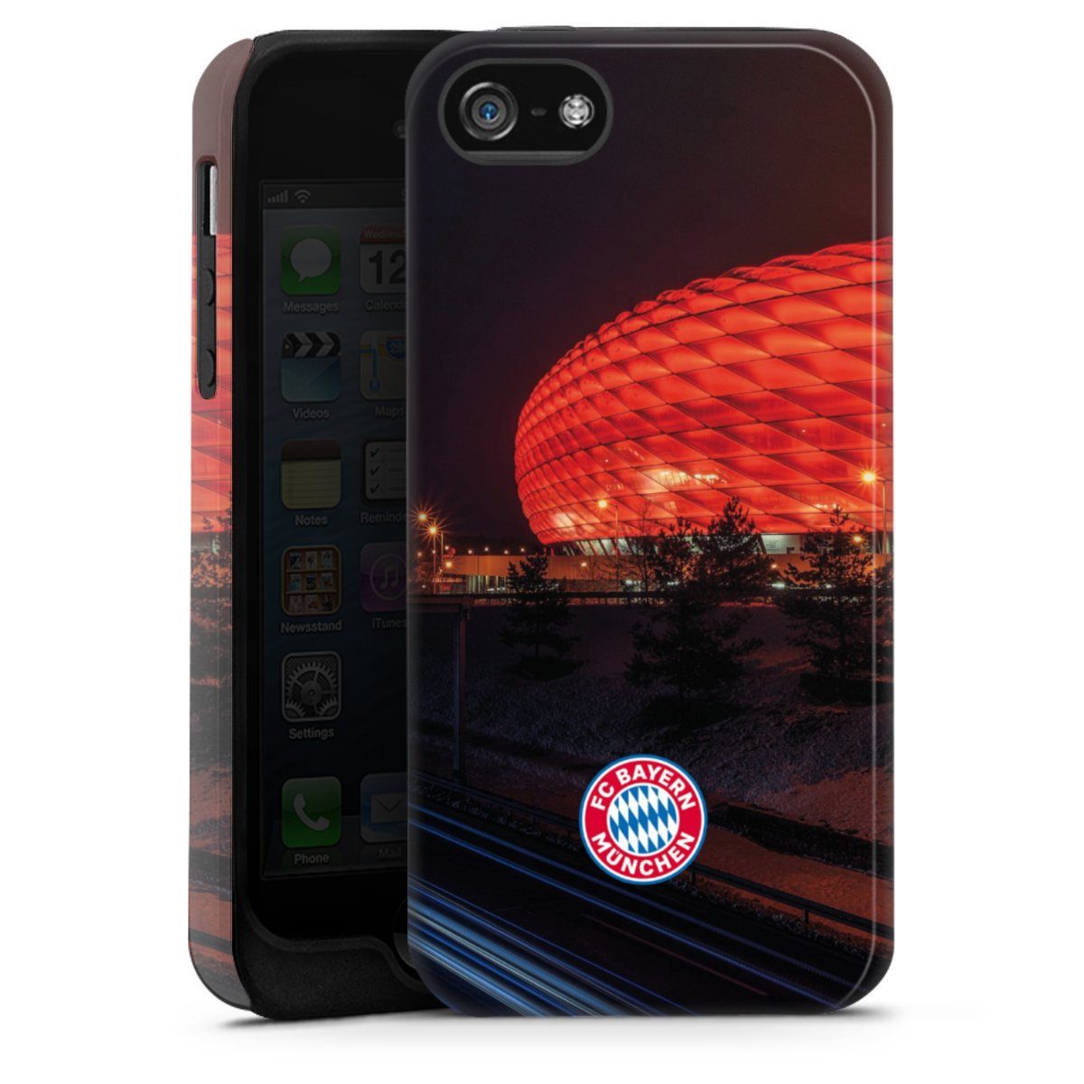 Allianz Arena bei Nacht FCB