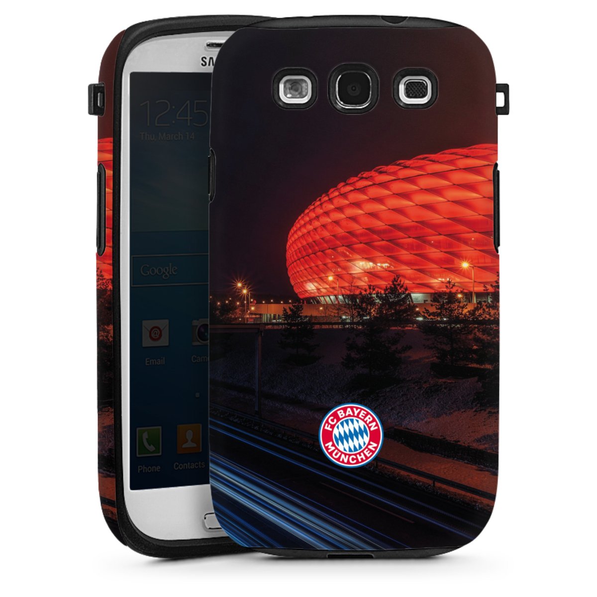 Allianz Arena bei Nacht FCB