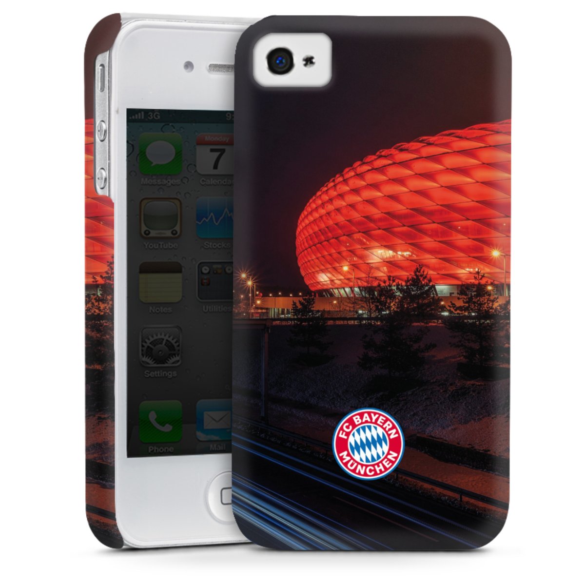 Allianz Arena bei Nacht FCB