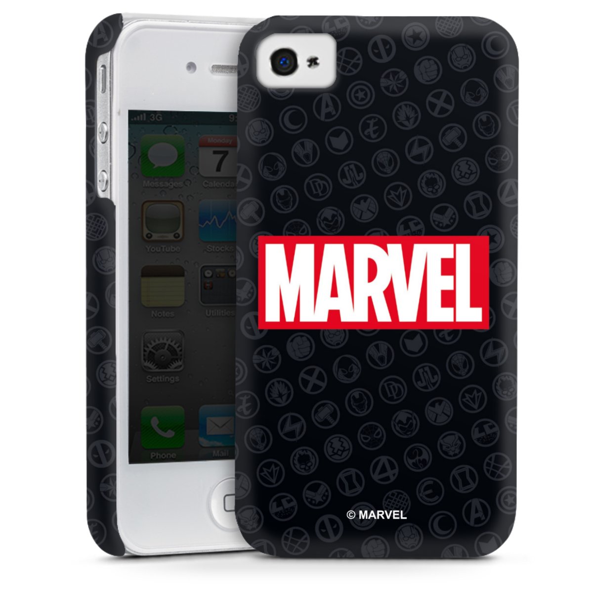 Marvel Logo Zwart Rood