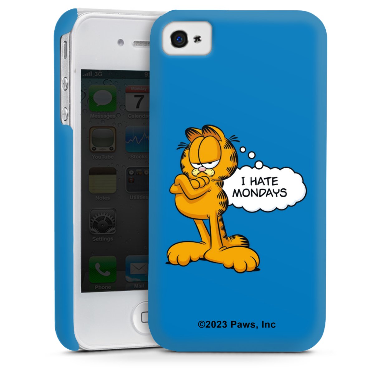 Garfield Je déteste les lundis Bleu