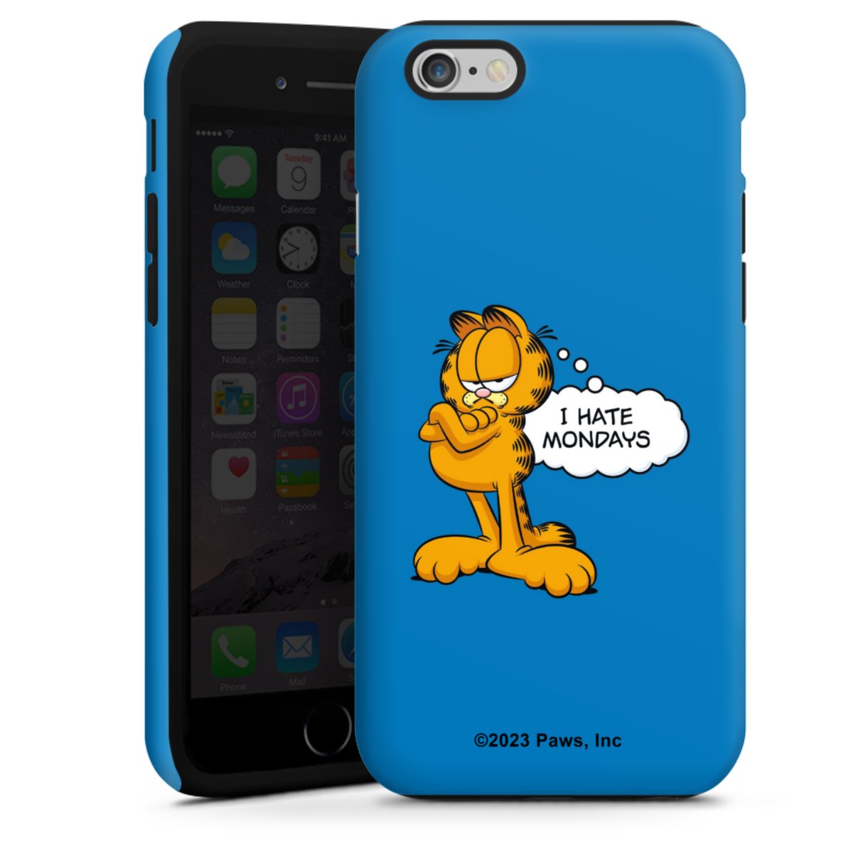 Garfield Je déteste les lundis Bleu