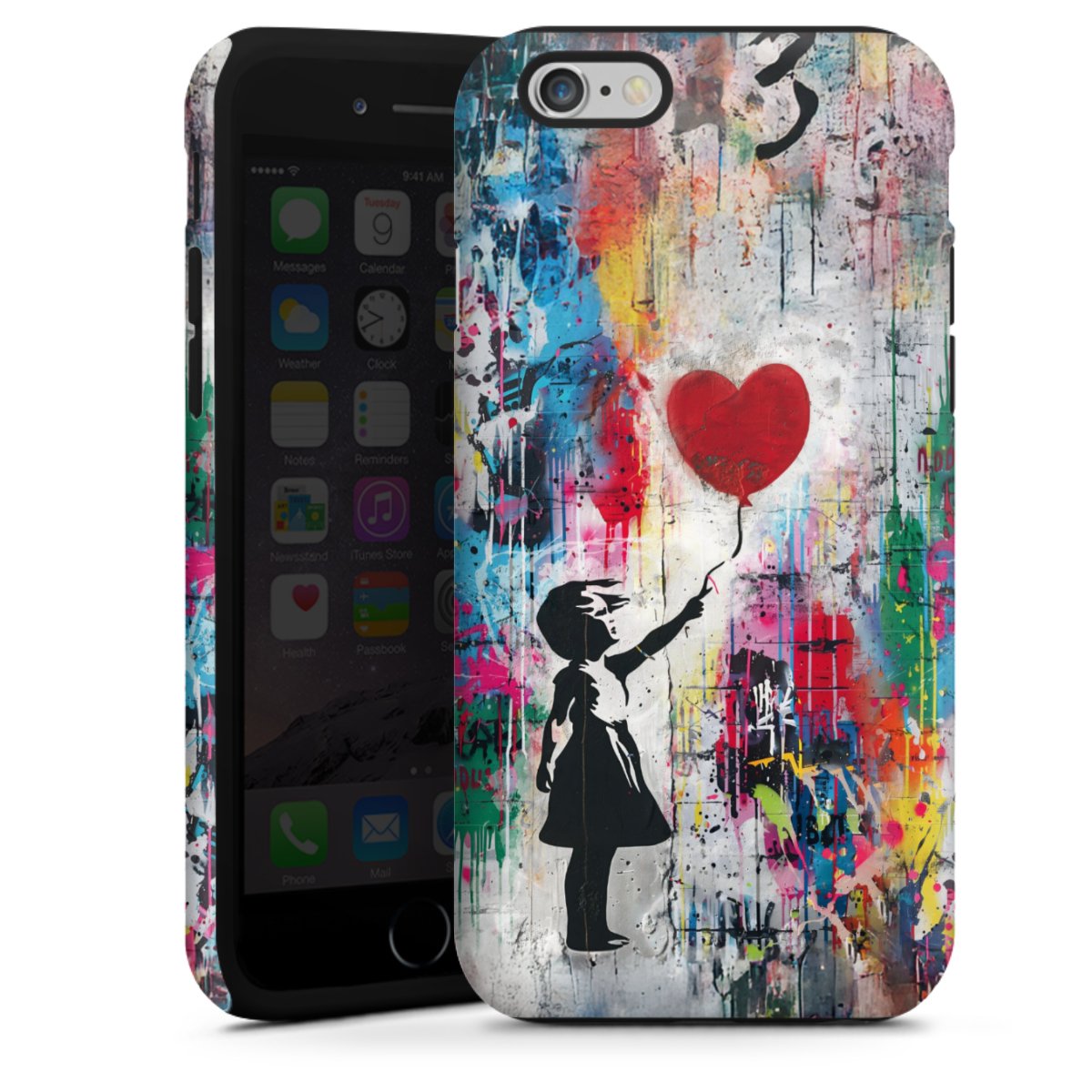 Balloon Girl Colorful