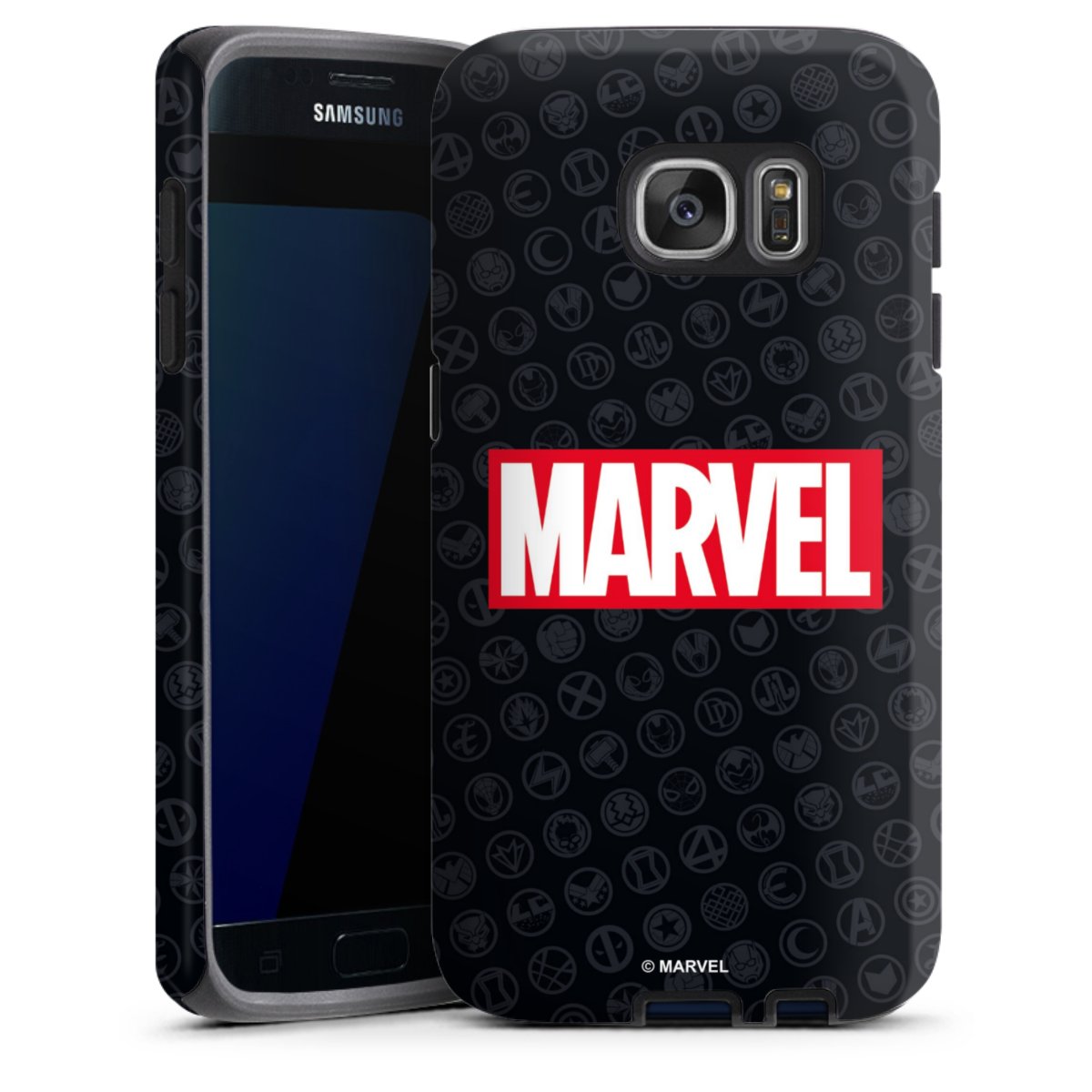 Marvel Logo Black Red 